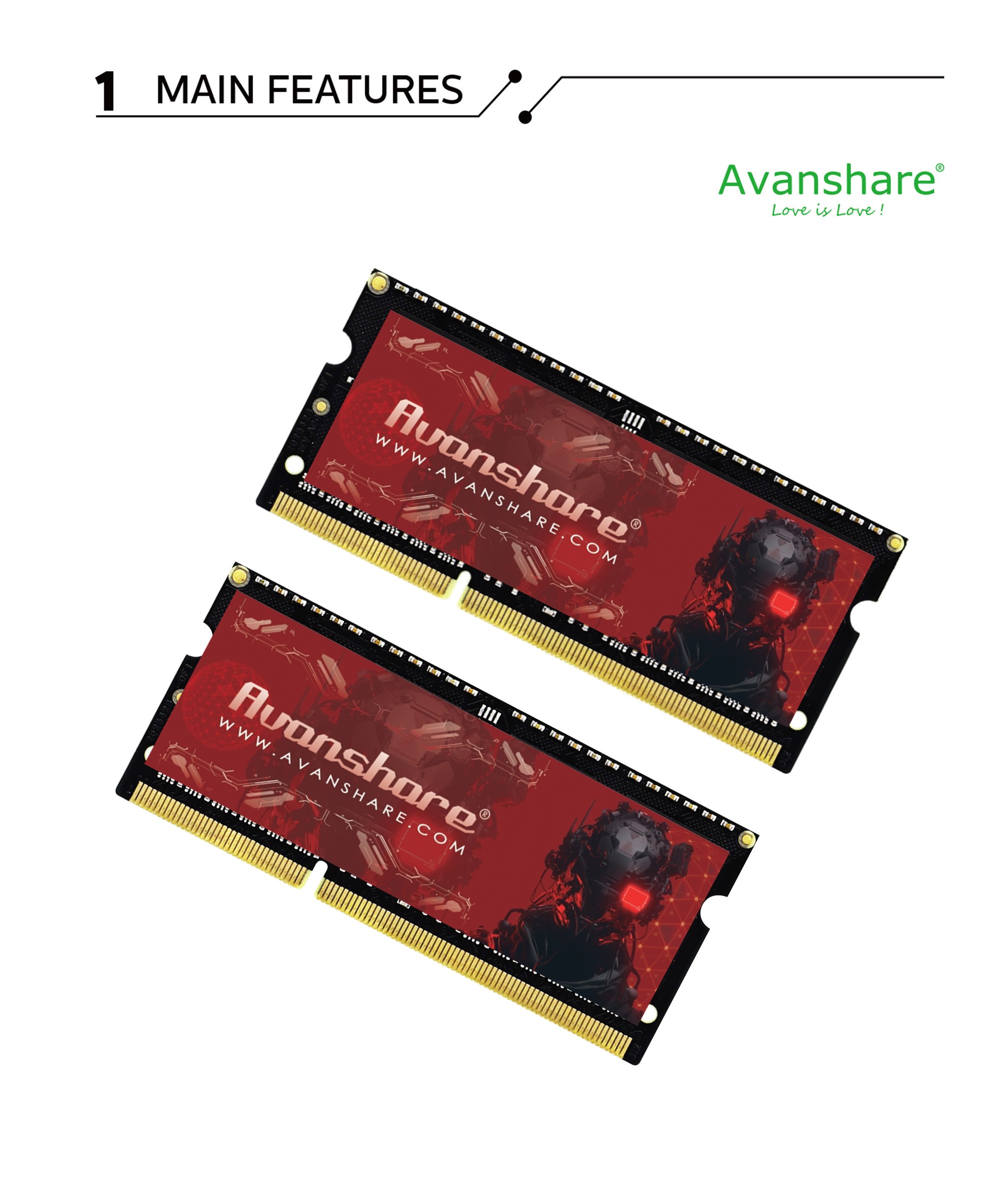 Ddr4 2400Mhz - Avanshare Ram Memory DDR5 DDR4 DDR3