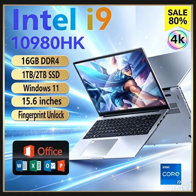 Ddr4 Ram - 15.6inch Potrable Laptop Intel Core I9