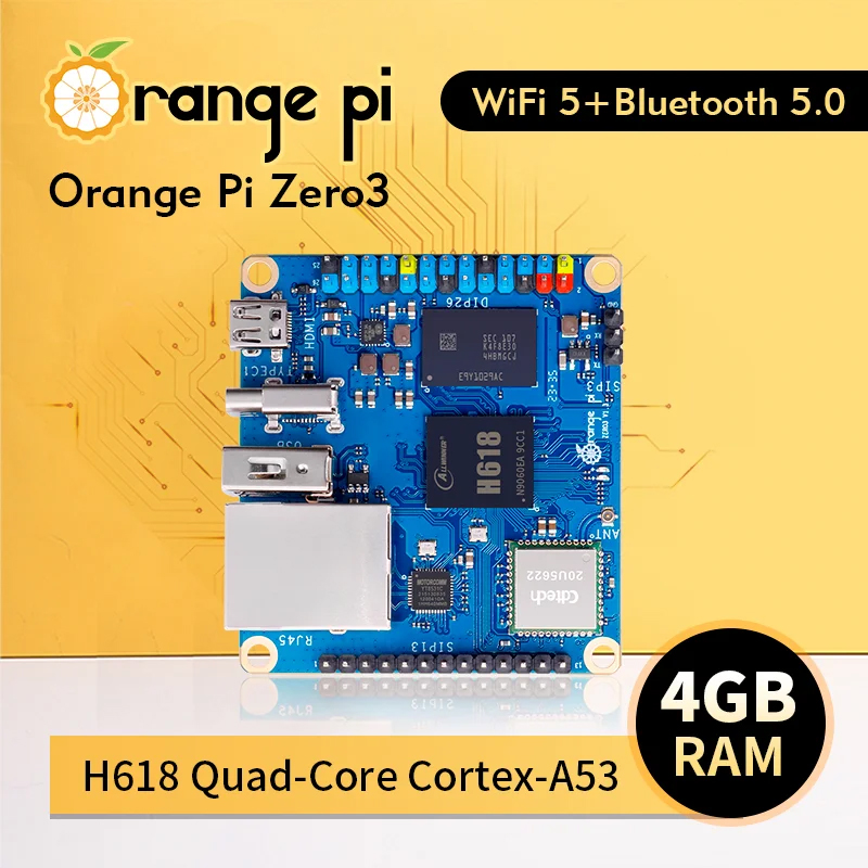 Orange Pi Zero 3 1G 1.5G 2G 4G - Ram Memory Module recension och pris