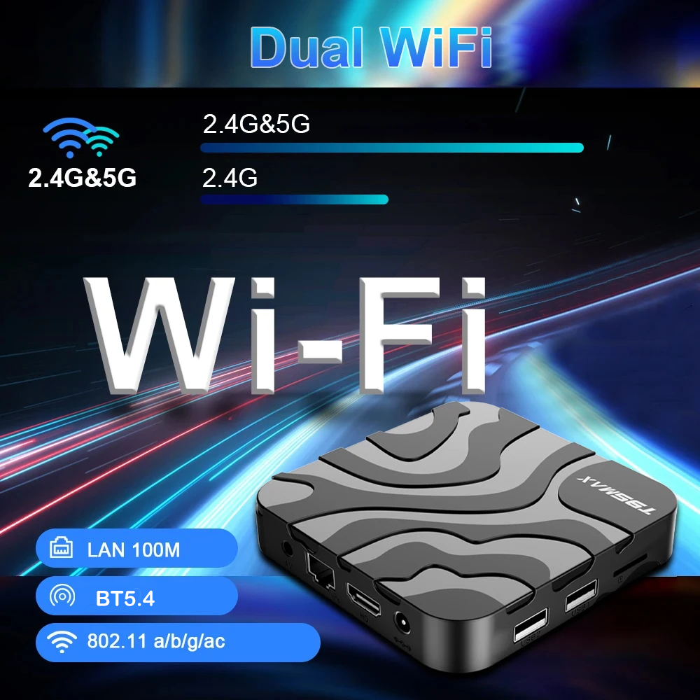 Android16 Smart TV Box T95Max  - Ddr3 8Gb recension och pris